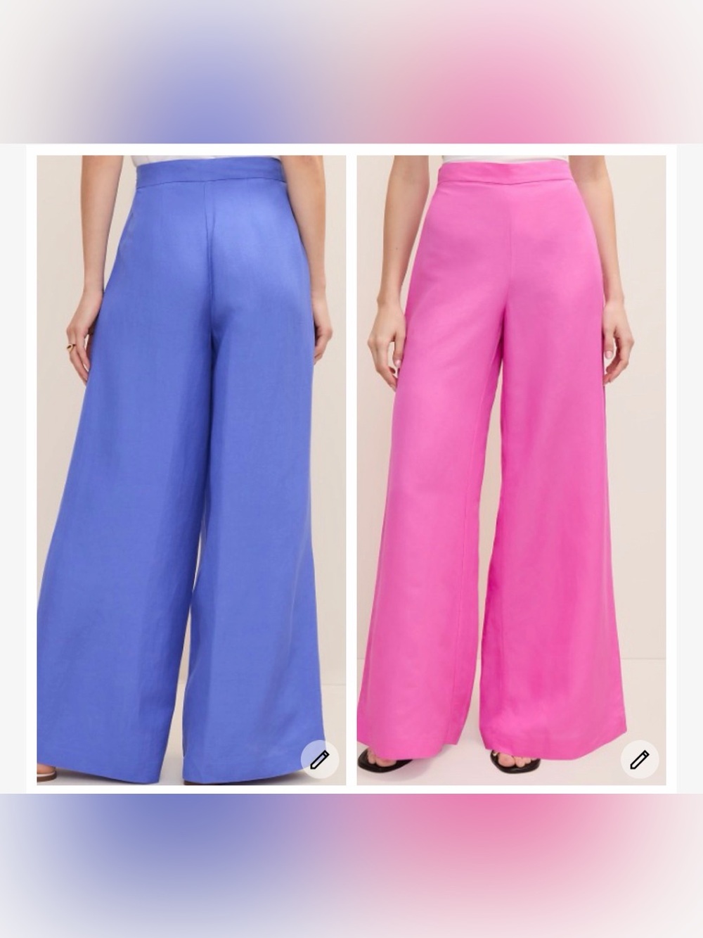 Ann Taylor Palazzo Wide Leg Pants - 2 pairs